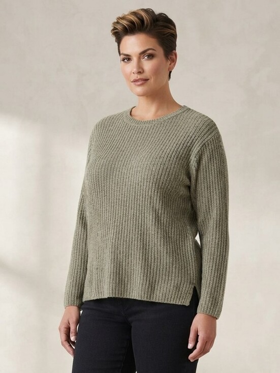 Kim Rogers Sweaters - Kim Rogers Women's Ribbed Crewneck Sweater Size XL - UVGC